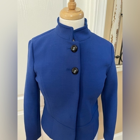 WORTH Blazer Size 2 Blue - Picture 3 of 4